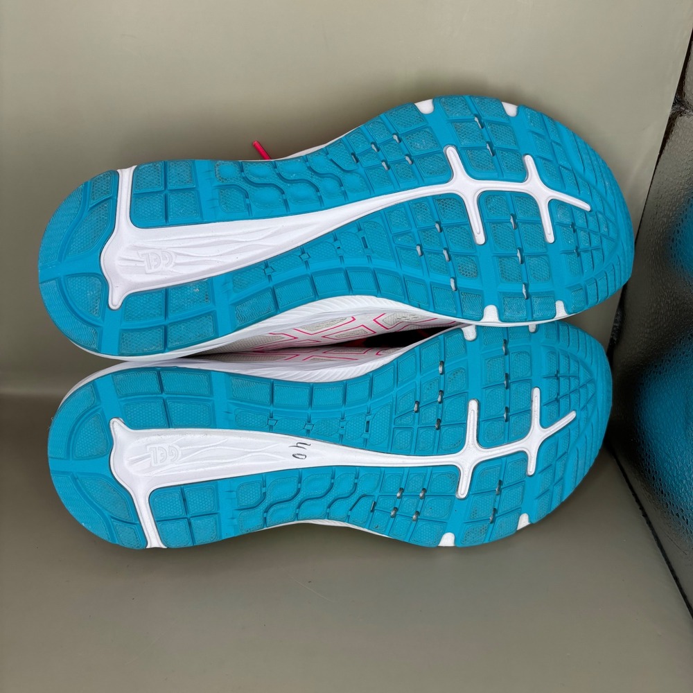 ASICS Gel-Excite 7 Womens Running Shoes White Pink Blue 1012A562 Size 9.5 - Picture 7 of 7
